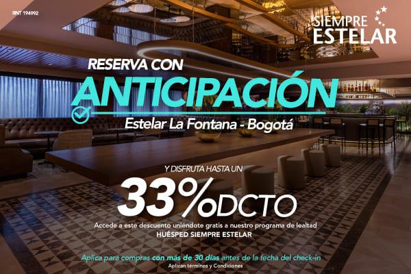 Reserva con anticipación ESTELAR La Fontana Colombia - Bogotá Reserva con anticipación ESTELAR La Fontana Colombia - Bogotá