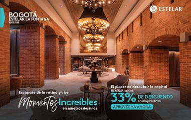 PROMO ESTELAR “33%OFF” Hotel ESTELAR La Fontana Bogotá