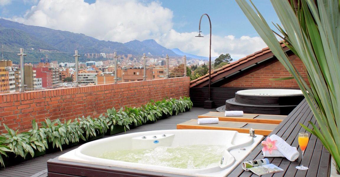 Jacuzzi en la Terraza  ESTELAR La Fontana Colombia - Bogotá Jacuzzi en la Terraza  ESTELAR La Fontana Colombia - Bogotá